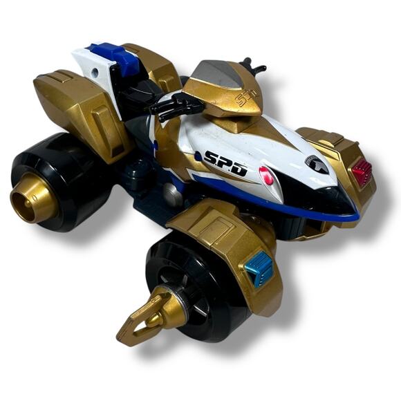 Bandai Power Rangers SPD ATV Delta Morph Quad Bike Action Figure Toy Loose 2004 - Picture 1 of 10